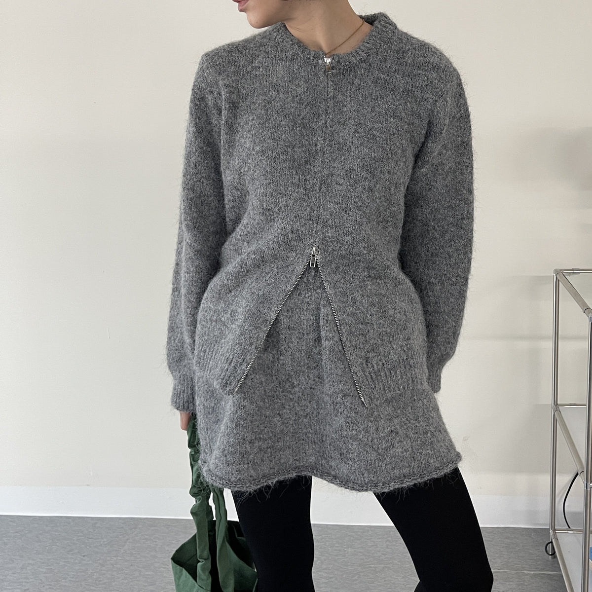 uni&amp;#x27;s room■3color ジップアップニットセットアップ ST-AW25-11