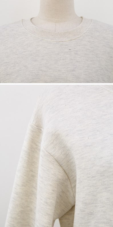 フレンチ スウェット× キルティング 起毛 ワンピース◆　全2色