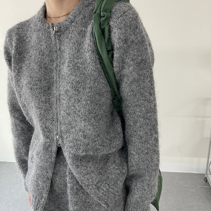 uni&amp;#x27;s room■3color ジップアップニットセットアップ ST-AW25-11